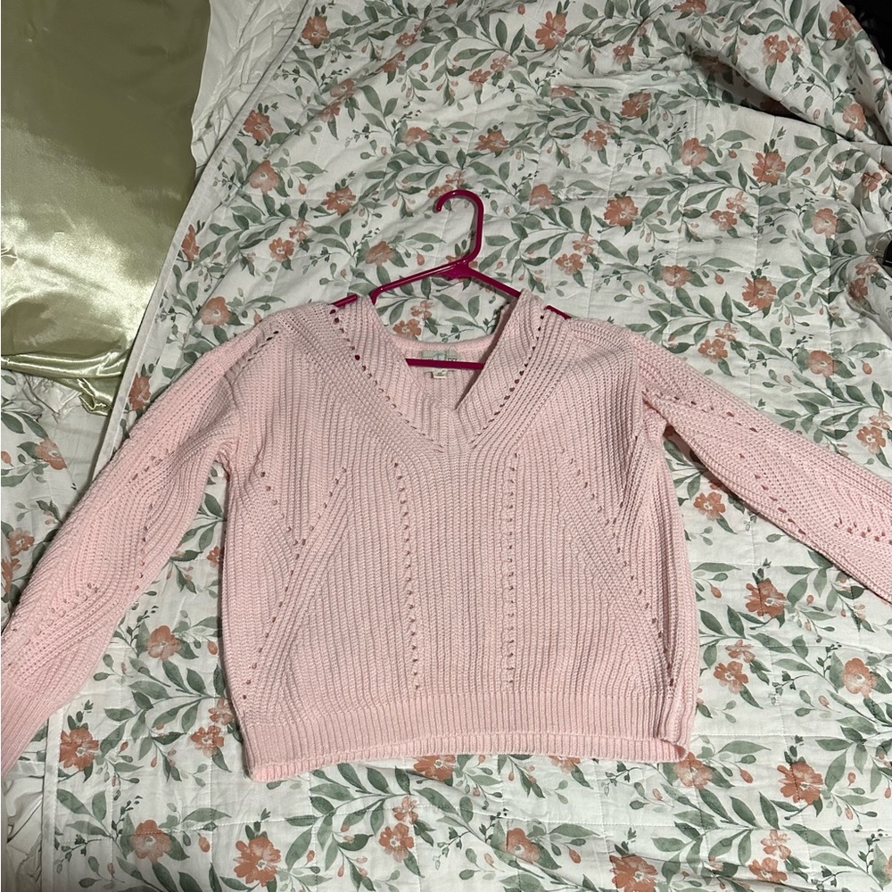 Bubble gum pink 💓 Ivy knitted sweater* Size: xs color: pink